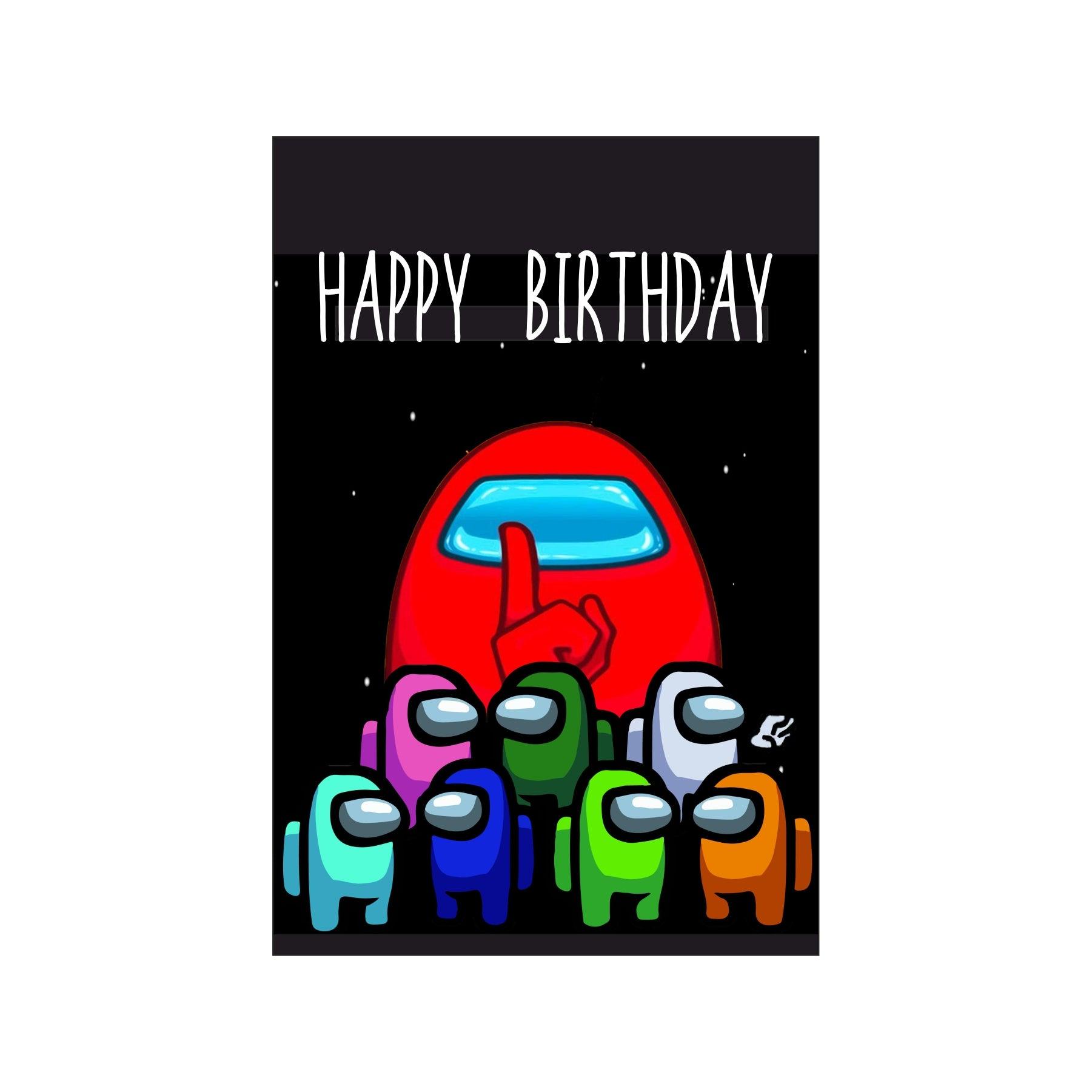 Among Us theme Centerpieces - Pack of 2 THEME PARTIES Pretty UR Party