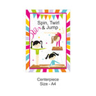 Gymnastics theme Party Decorations Kit - 80 Pieces Combo Pack BIRTHDAYS Pretty UR Party