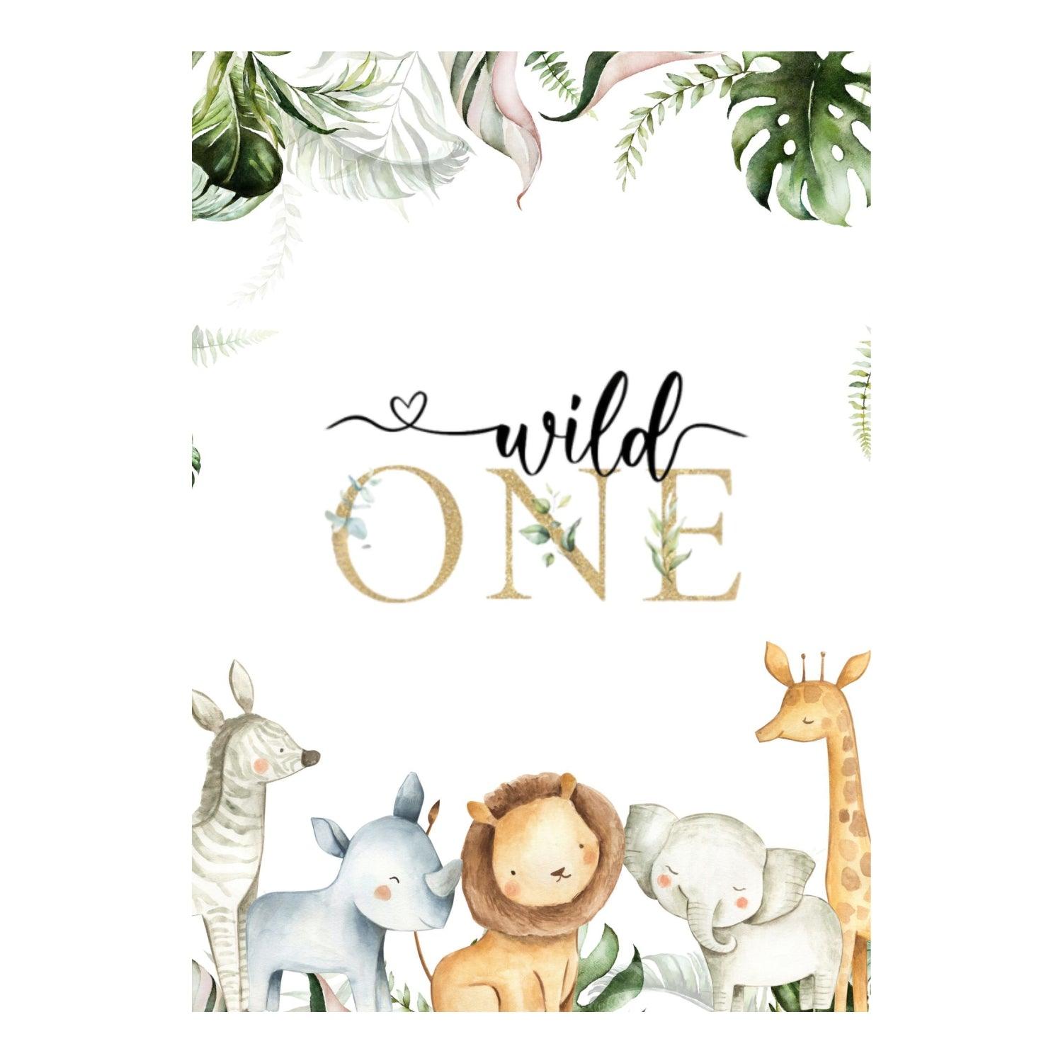 Wild One theme Centerpieces - Pack of 2 THEME PARTIES Pretty UR Party