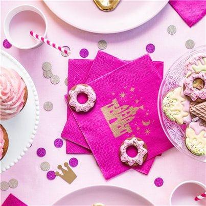 Pink Paper Napkins - Pack of 20 THEME PARTIES Pretty UR Party