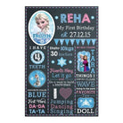 Frozen Chalkboard Poster PERSONALISED Pretty UR Party