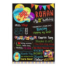 Winnie the Pooh Chalkboard Poster PERSONALISED Pretty UR Party
