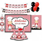 Little Chef Red Party Decorations Package - 70 pieces Combo PACKAGES Pretty UR Party