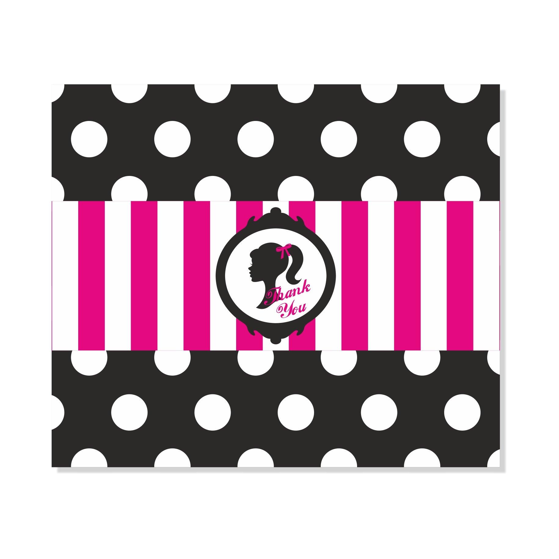 Barbie Chocolate Wrappers THEME PARTIES Pretty UR Party