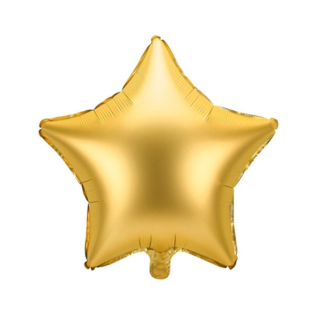 Chrome Gold Star shaped Balloon ALL PARTY SUPPLIES Pretty UR Party