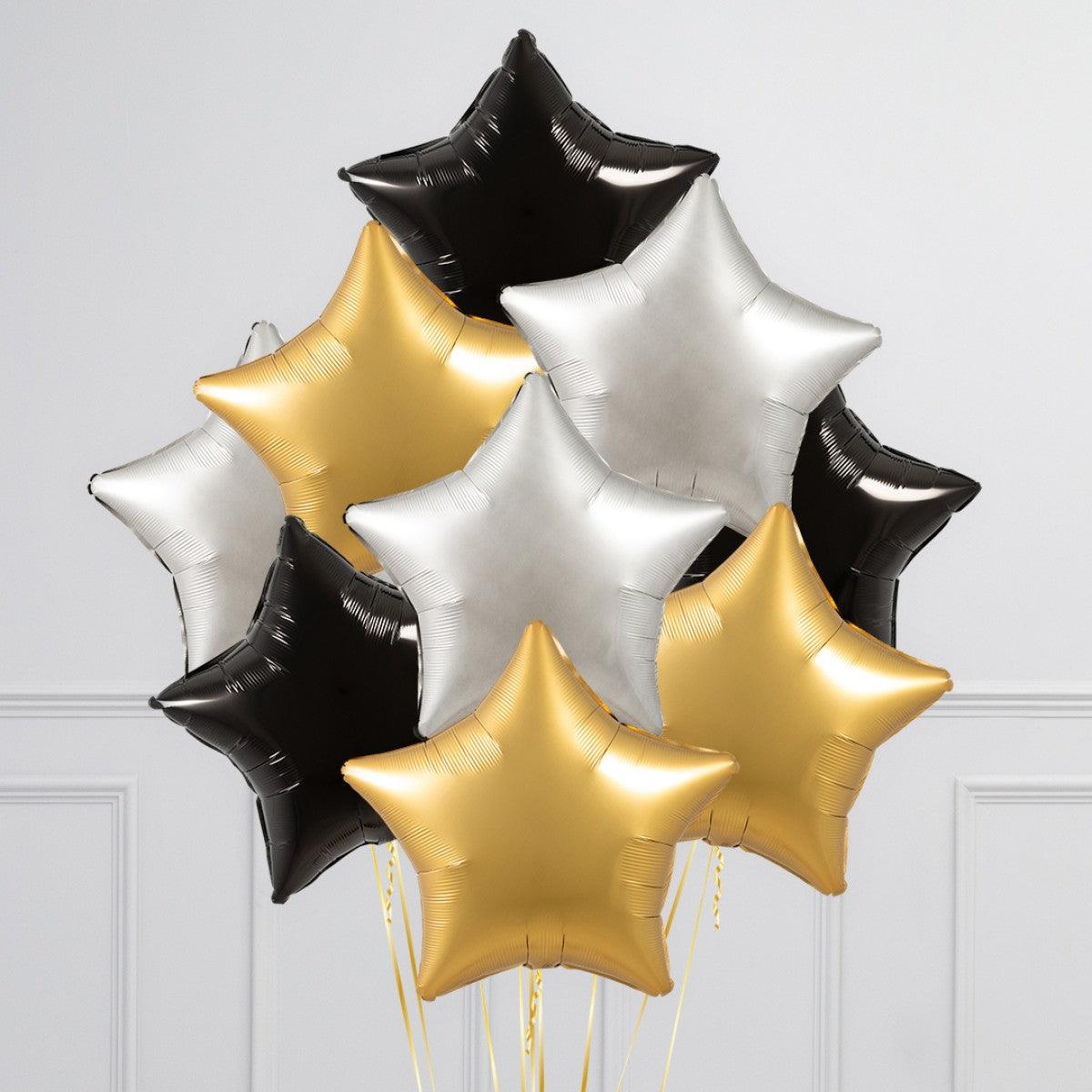 Chrome Gold Star shaped Balloon ALL PARTY SUPPLIES Pretty UR Party
