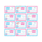 Cinnamoroll Book Name Labels PERSONALISED Pretty UR Party