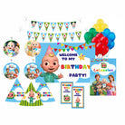 Cocomelon theme Party Decorations Kit - 80 Pieces Combo Pack BIRTHDAYS Pretty UR Party