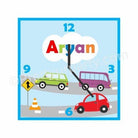 Personalized Colorful Cars Clock RETURN GIFTS Pretty UR Party