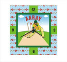 Personalised Cricket Clock THEME PARTIES Pretty UR Party
