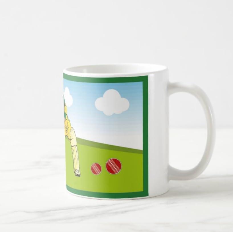 Personalised Cricket Mug THEME PARTIES Pretty UR Party