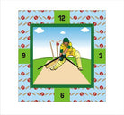 Personalised Cricket Clock THEME PARTIES Pretty UR Party