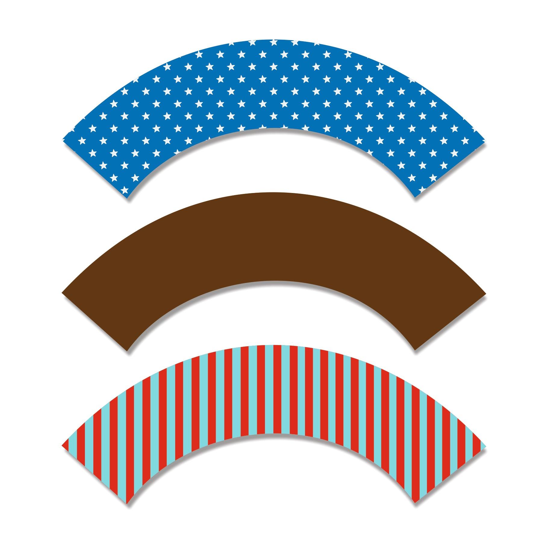 Little Cowboy Cupcake Wrappers THEME PARTIES Pretty UR Party