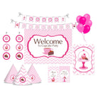 Cupcake theme Party Decorations Kit- 80 Pieces Combo Pack PACKAGES Pretty UR Party