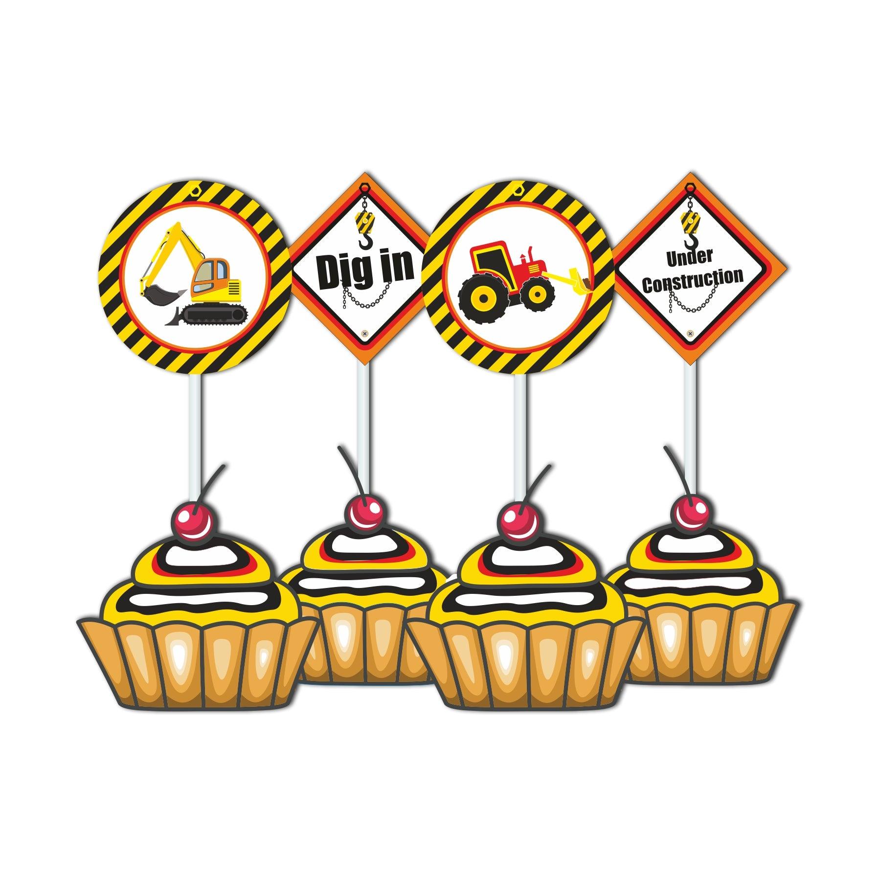 Construction Tableware Package - 67 pieces Pack TABLEWARE Pretty UR Party