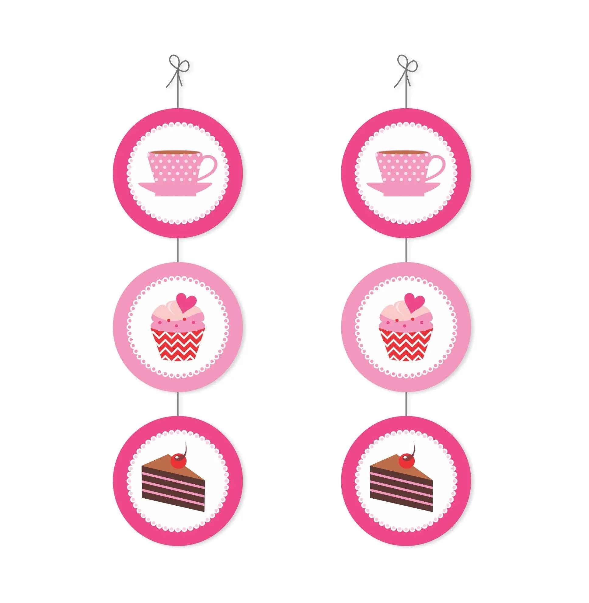 Cupcake Danglers THEME PARTIES Pretty UR Party Cupcake Danglers THEME PARTIES Pretty UR Party