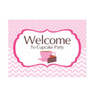 Cupcake Theme Entrance Banner / Door Sign THEME PARTIES Pretty UR Party