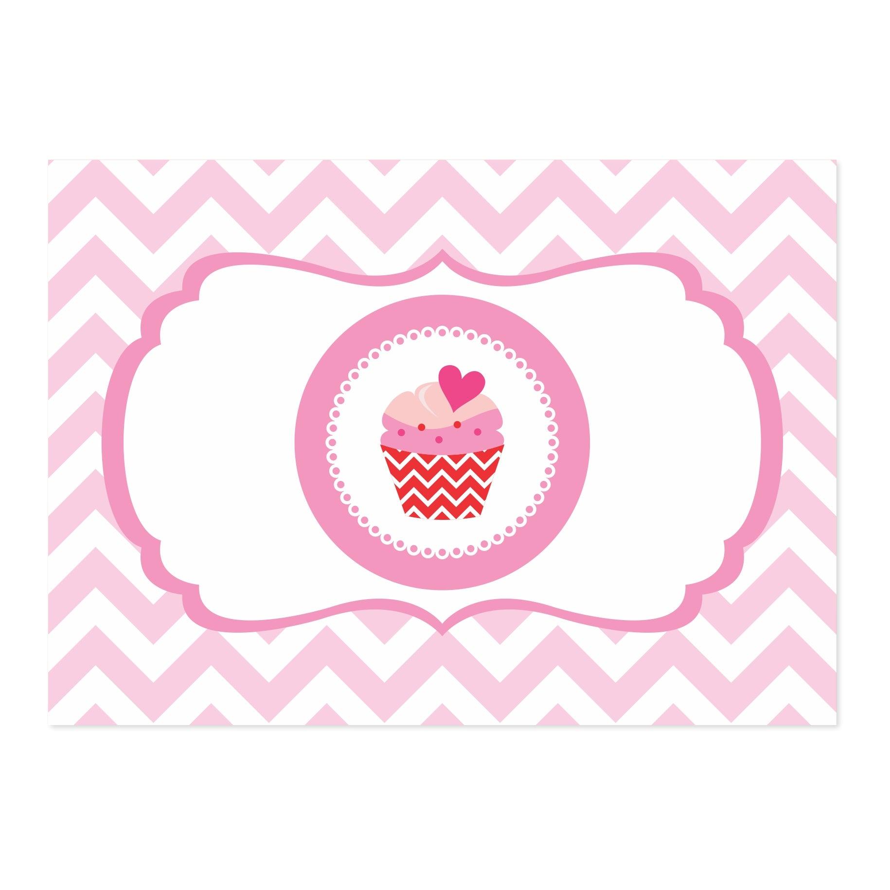 Cupcake  Table Mats THEME PARTIES Pretty UR Party