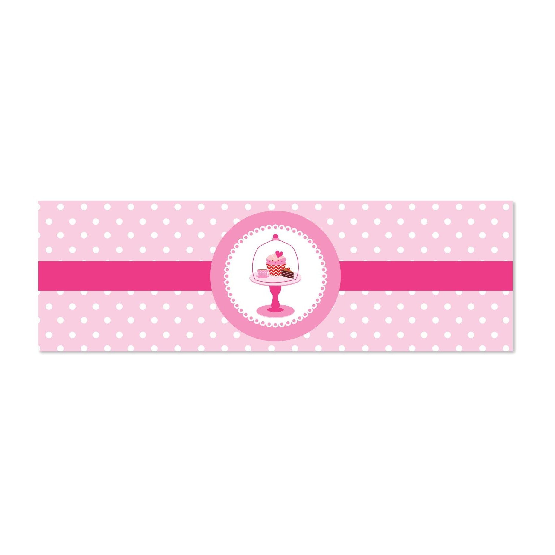 Cupcake Wrist Bands - Pack of 10 THEME PARTIES Pretty UR Party