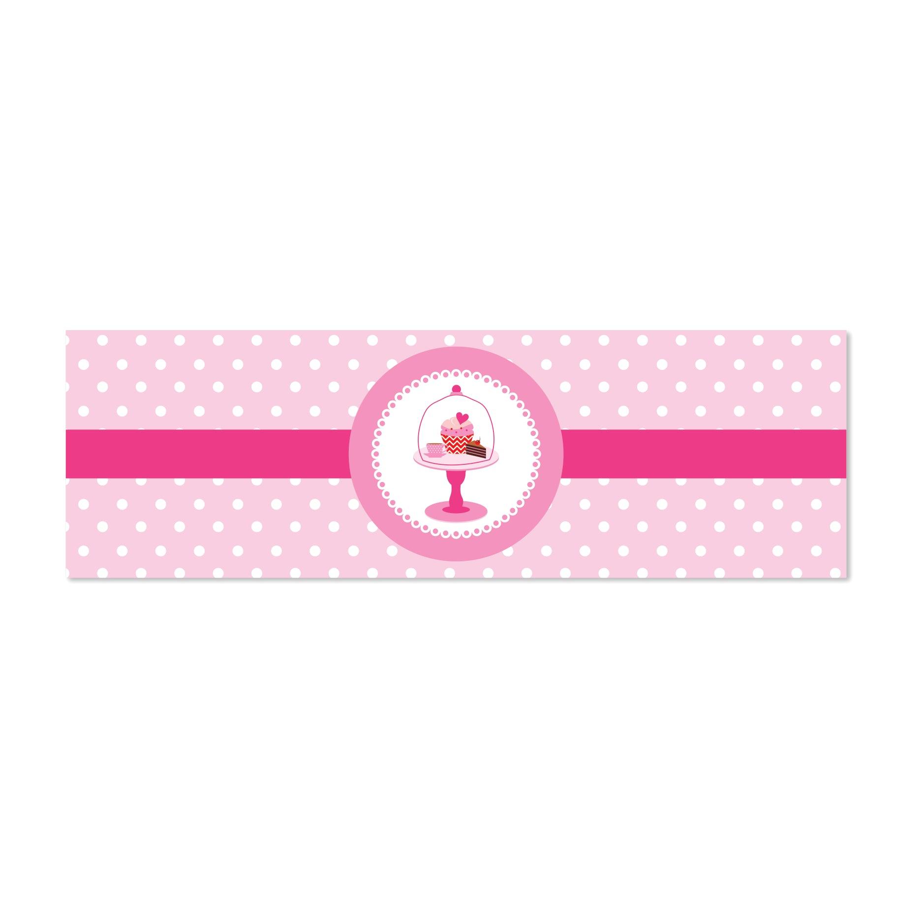 Cupcake Wrist Bands - Pack of 10 THEME PARTIES Pretty UR Party