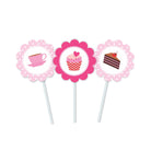 Cupcake Theme Cupcake / Food Toppers THEME PARTIES Pretty UR Party