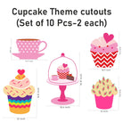 Cupcake Theme Cutouts THEME PARTIES Pretty UR Party