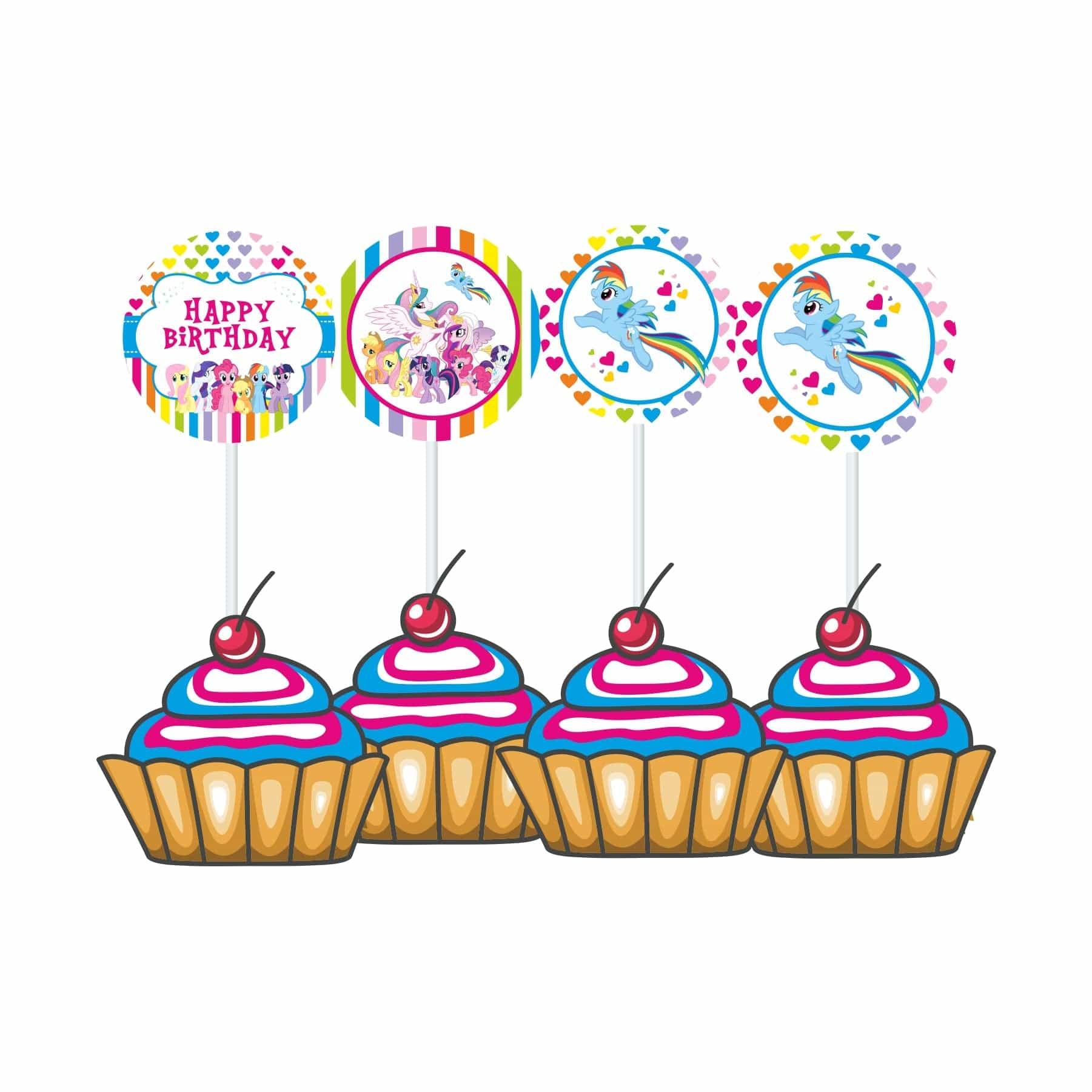 My Little Pony Tableware Package - 67 pieces Pack THEME PARTIES Pretty UR Party