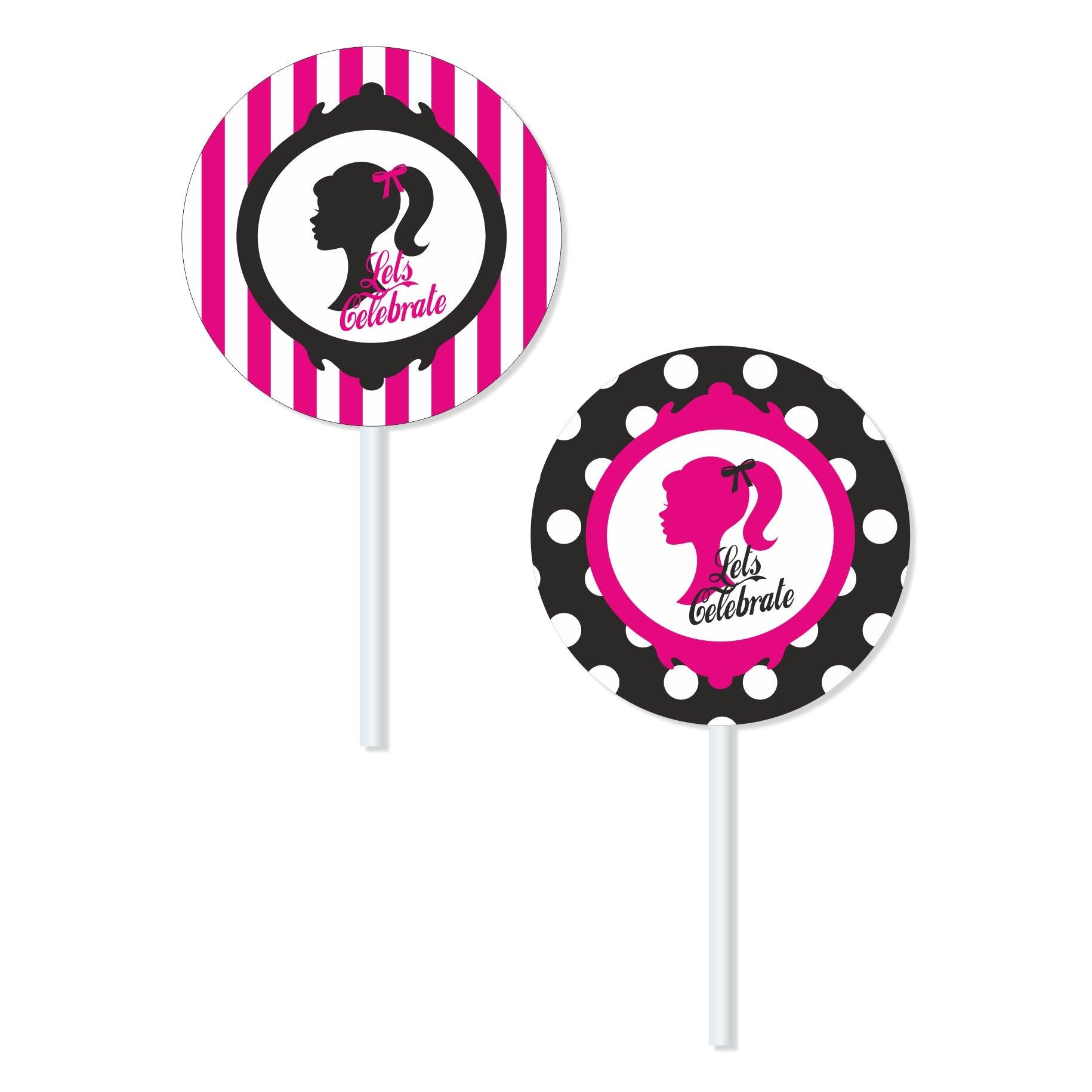 Barbie Cupcake / Food Toppers THEME PARTIES Pretty UR Party