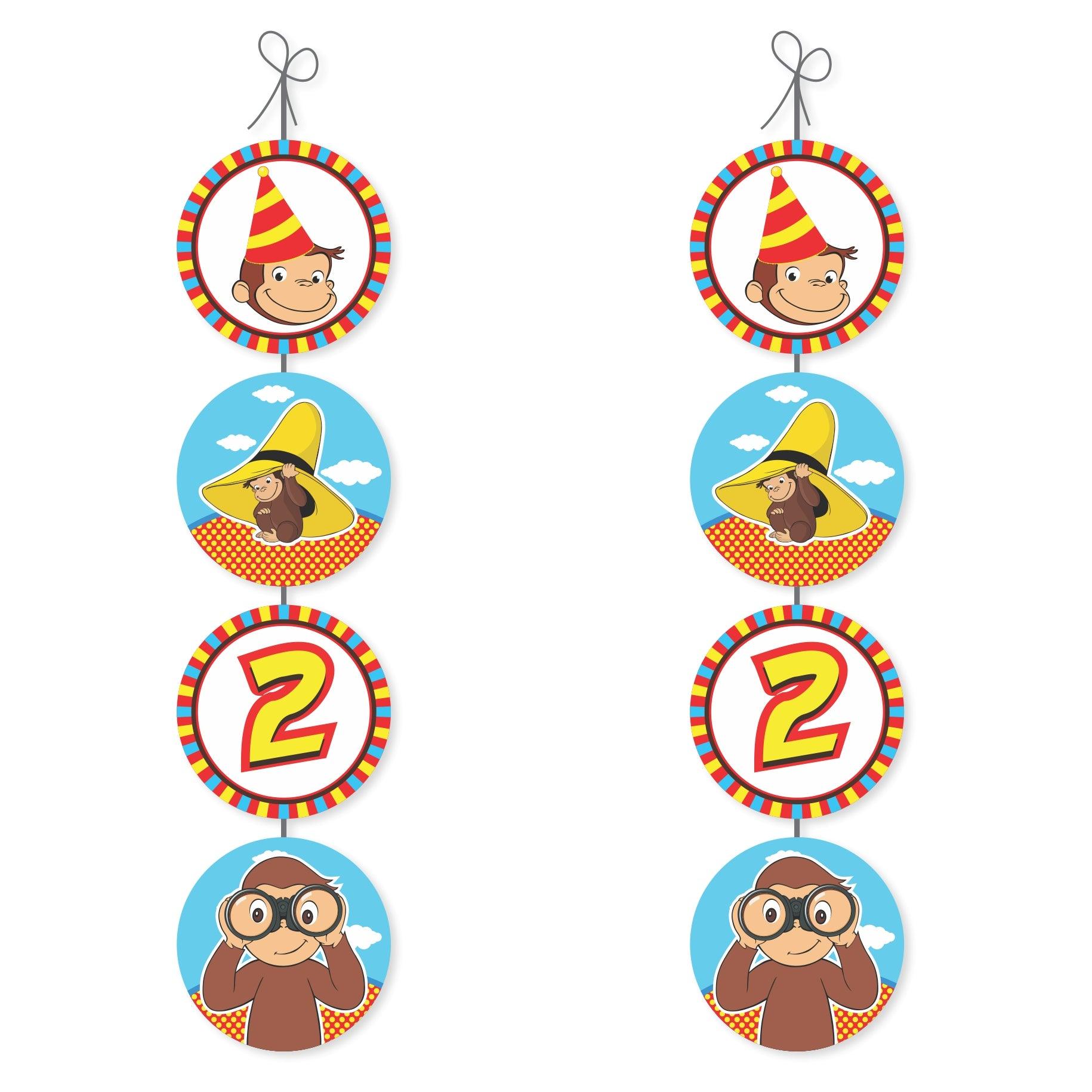 Curious George Theme Danglers THEME PARTIES Pretty UR Party