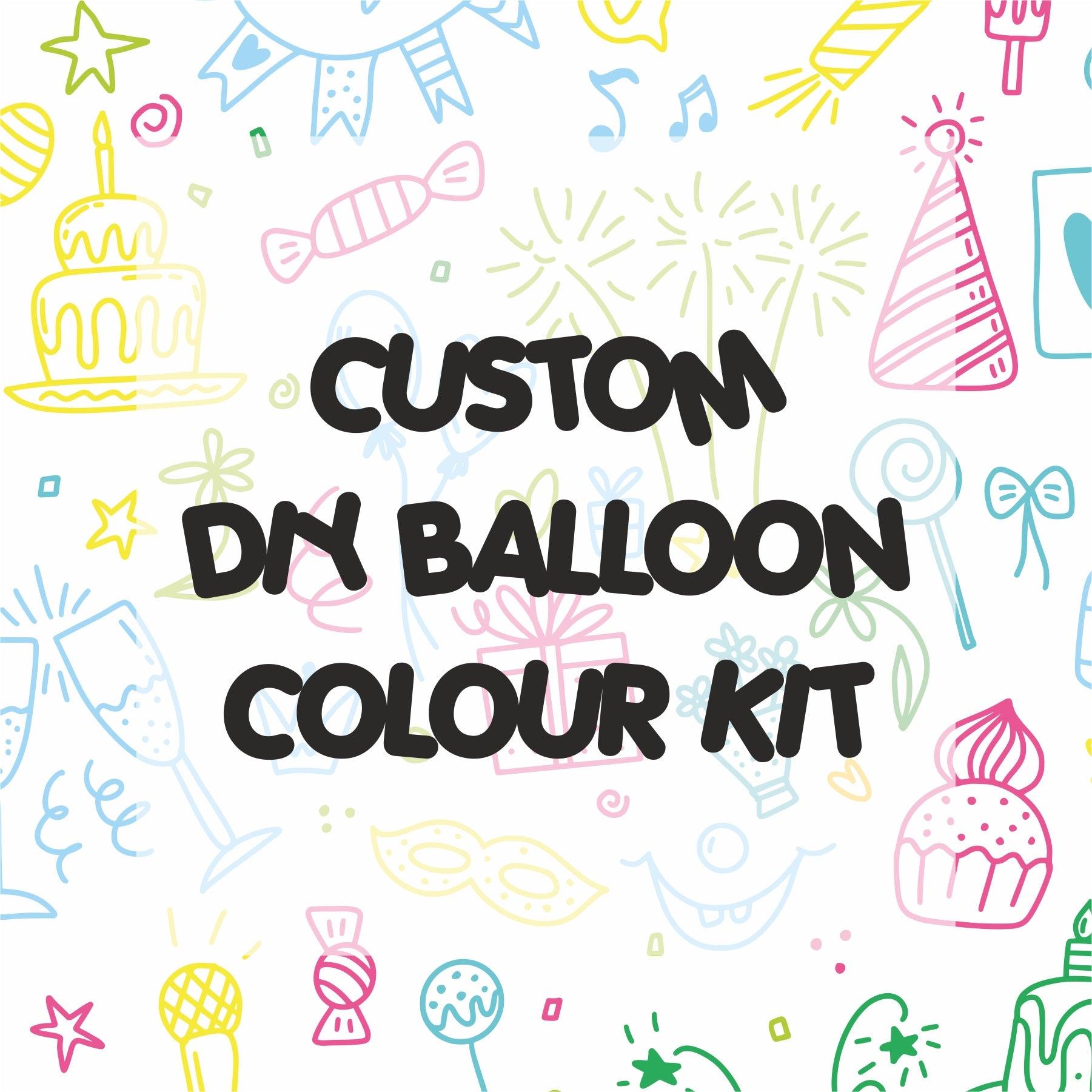 Custom DIY Balloon Colour Kit  Pretty UR Party