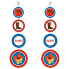Little Cowboy Theme Danglers THEME PARTIES Pretty UR Party