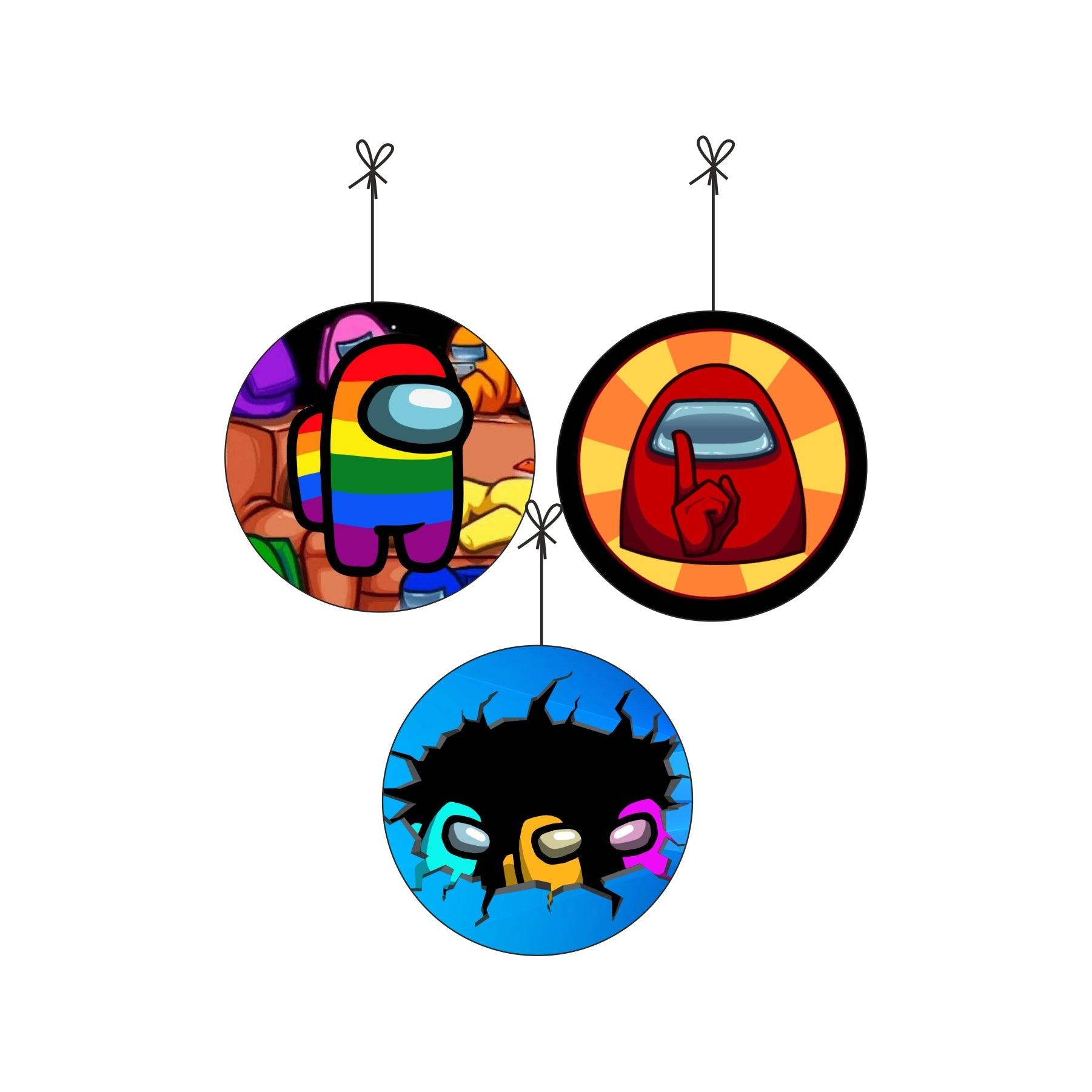 Among Us Theme Danglers THEME PARTIES Pretty UR Party