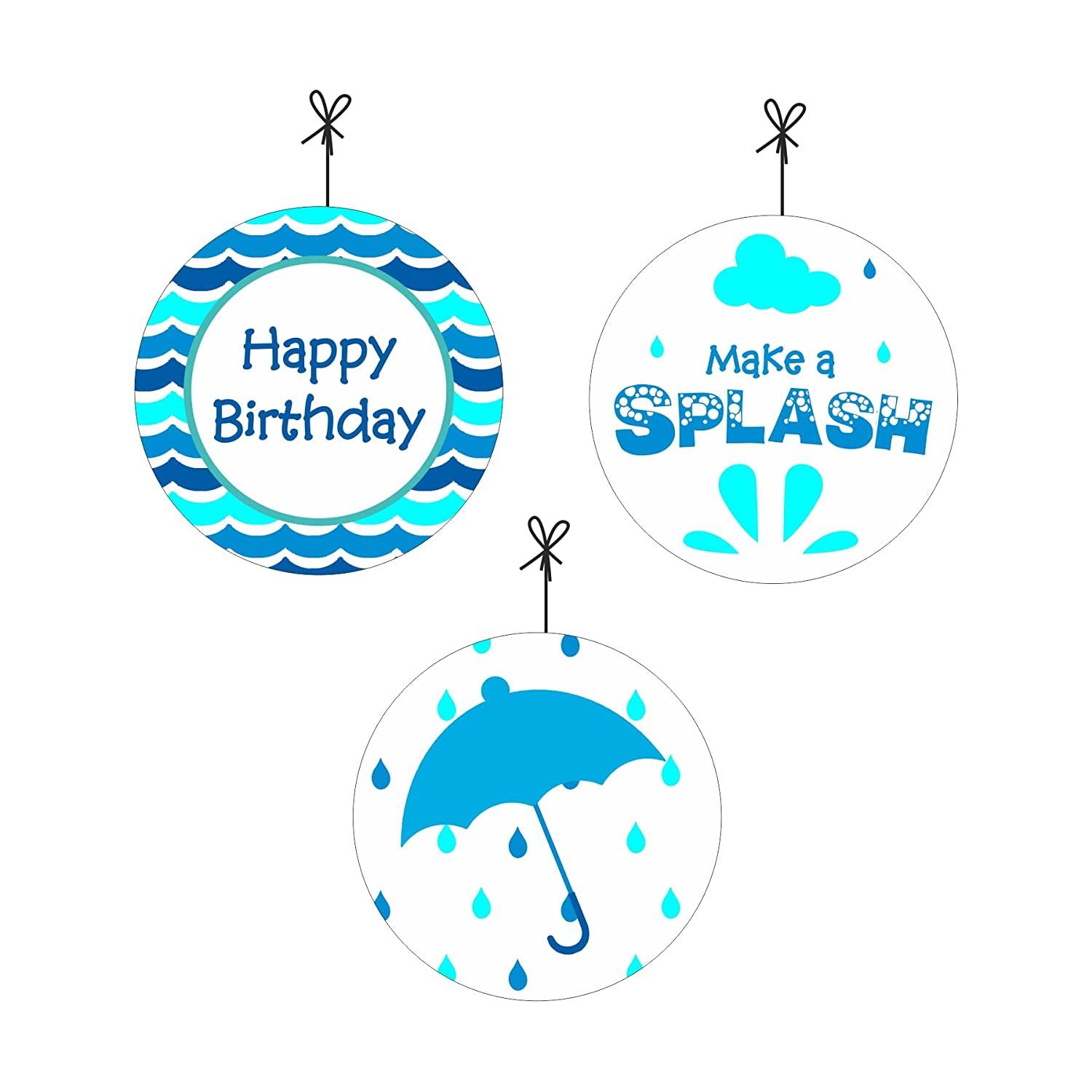 Monsoon Party Decorations Package - 70 pieces Combo BIRTHDAYS Pretty UR Party