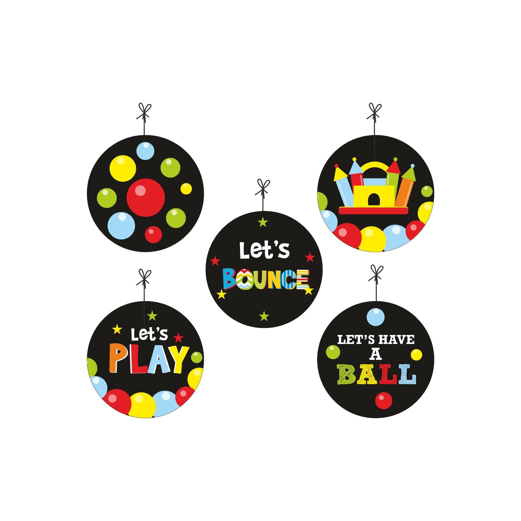 Ball theme Party Decorations Kit - 80 Pieces combo pack PACKAGES Pretty UR Party