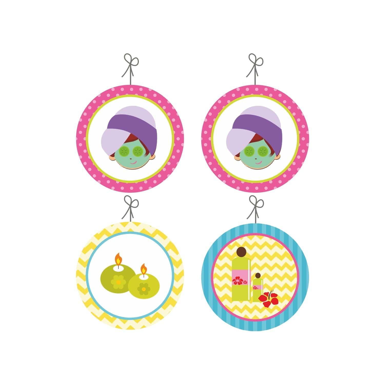 Spa Party Decorations Kit - 80 pieces Combo Pack THEME PARTIES Pretty UR Party