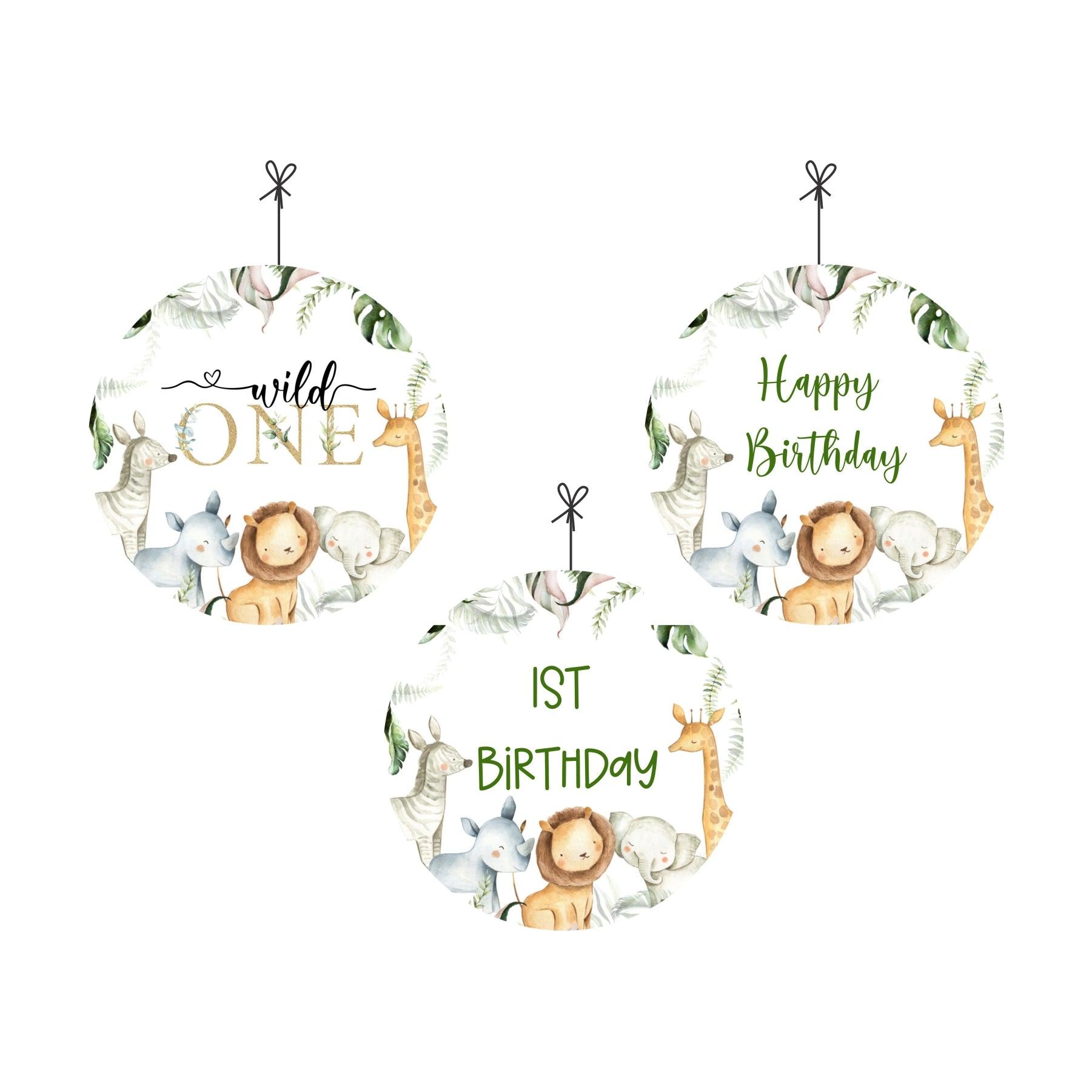 Wild One Theme Danglers THEME PARTIES Pretty UR Party