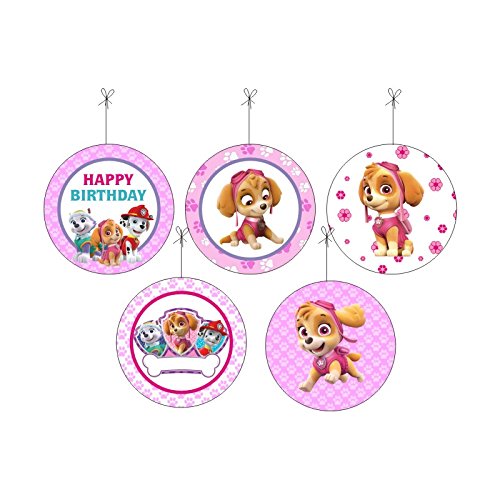 Paw Patrol Skye Party Decorations Kit - 80 pieces Combo Pack BIRTHDAYS Pretty UR Party