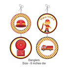 FireTruck Party Decorations Package - 70 pieces Combo BIRTHDAYS Pretty UR Party