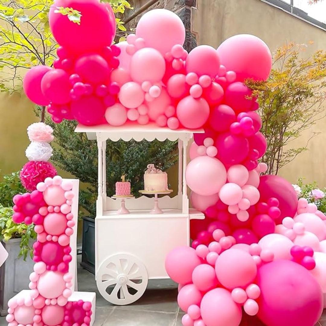 Dark Pink Latex Balloon - Pack of 50 THEME PARTIES Pretty UR Party