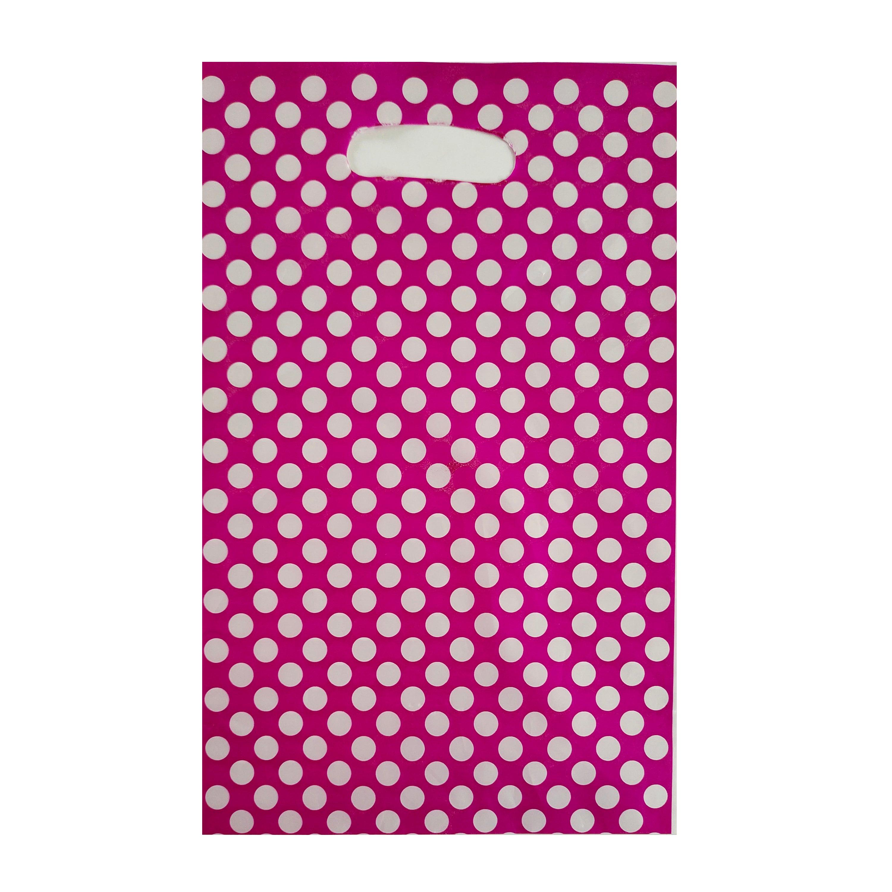 Dark Pink Polka Dots Loot Bag ALL PARTY SUPPLIES Pretty UR Party