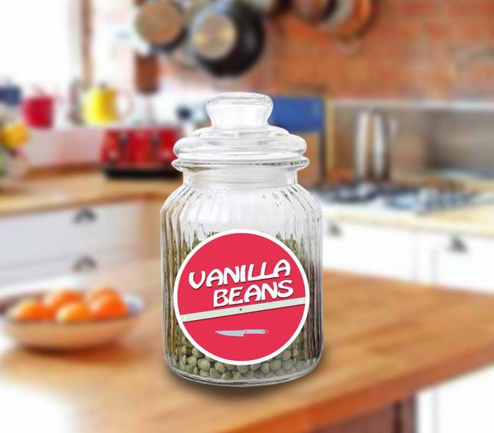 Personalized Colored with Knife Kitchen Label (Pack of 15) GIFT FOR ALL Pretty UR Party