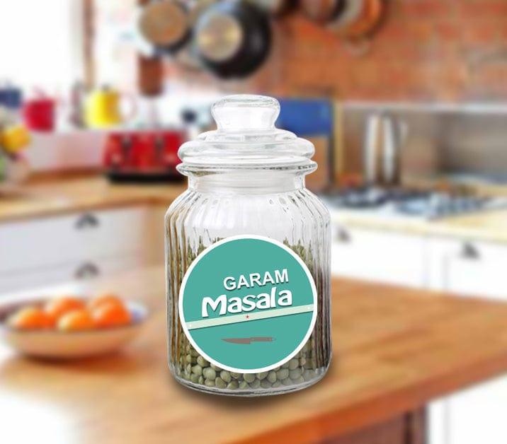 Personalized Colored with Knife Kitchen Label (Pack of 15) GIFT FOR ALL Pretty UR Party