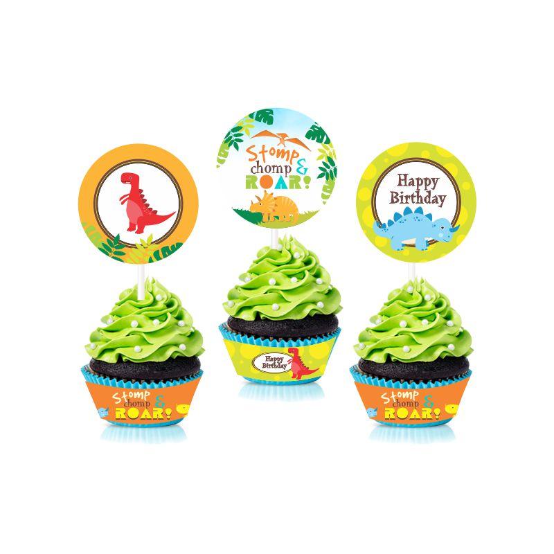 Dinosaur Tableware Package - 67 pieces Pack THEME PARTIES Pretty UR Party