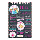 Disney Princess Chalkboard Poster PERSONALISED Pretty UR Party