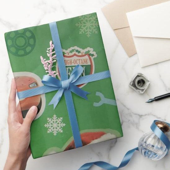 Cars Wrapping Paper Green (Pack of 5) RETURN GIFTS Pretty UR Party