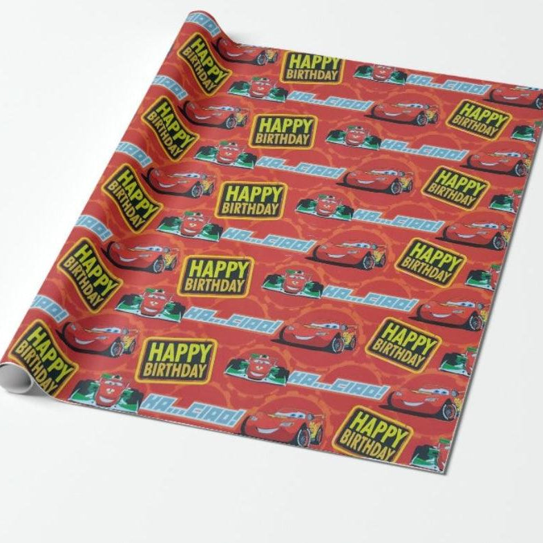 Cars Wrapping Paper 01 (Pack of 5) ACCESSORIES Pretty UR Party