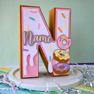 Donut 3D Letter / Number HANDCRAFTED PRETTY UR PARTY