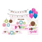Donut Party Decorations Package - 70 pieces Combo BIRTHDAYS Pretty UR Party