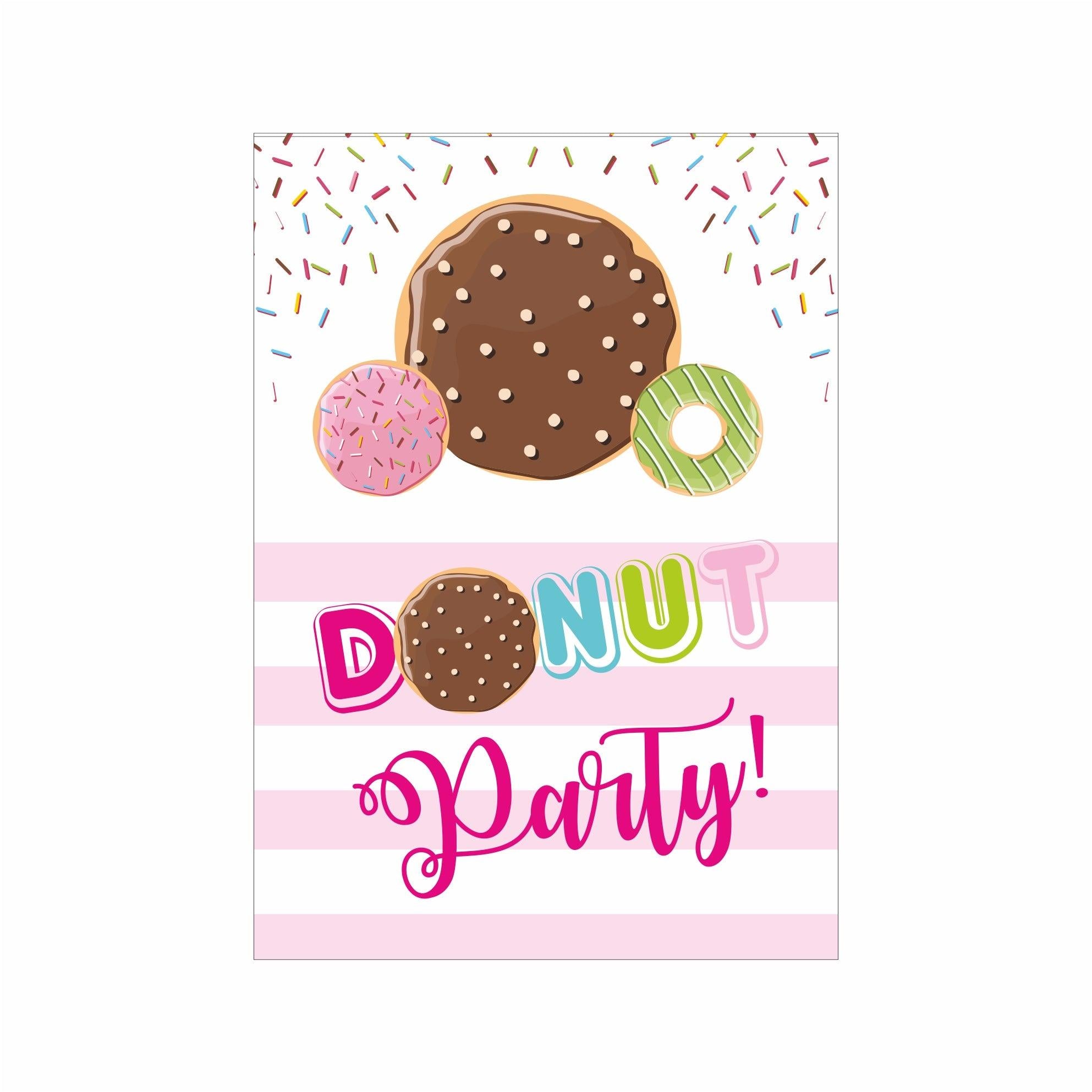 Donut Party Decorations Package - 70 pieces Combo BIRTHDAYS Pretty UR Party