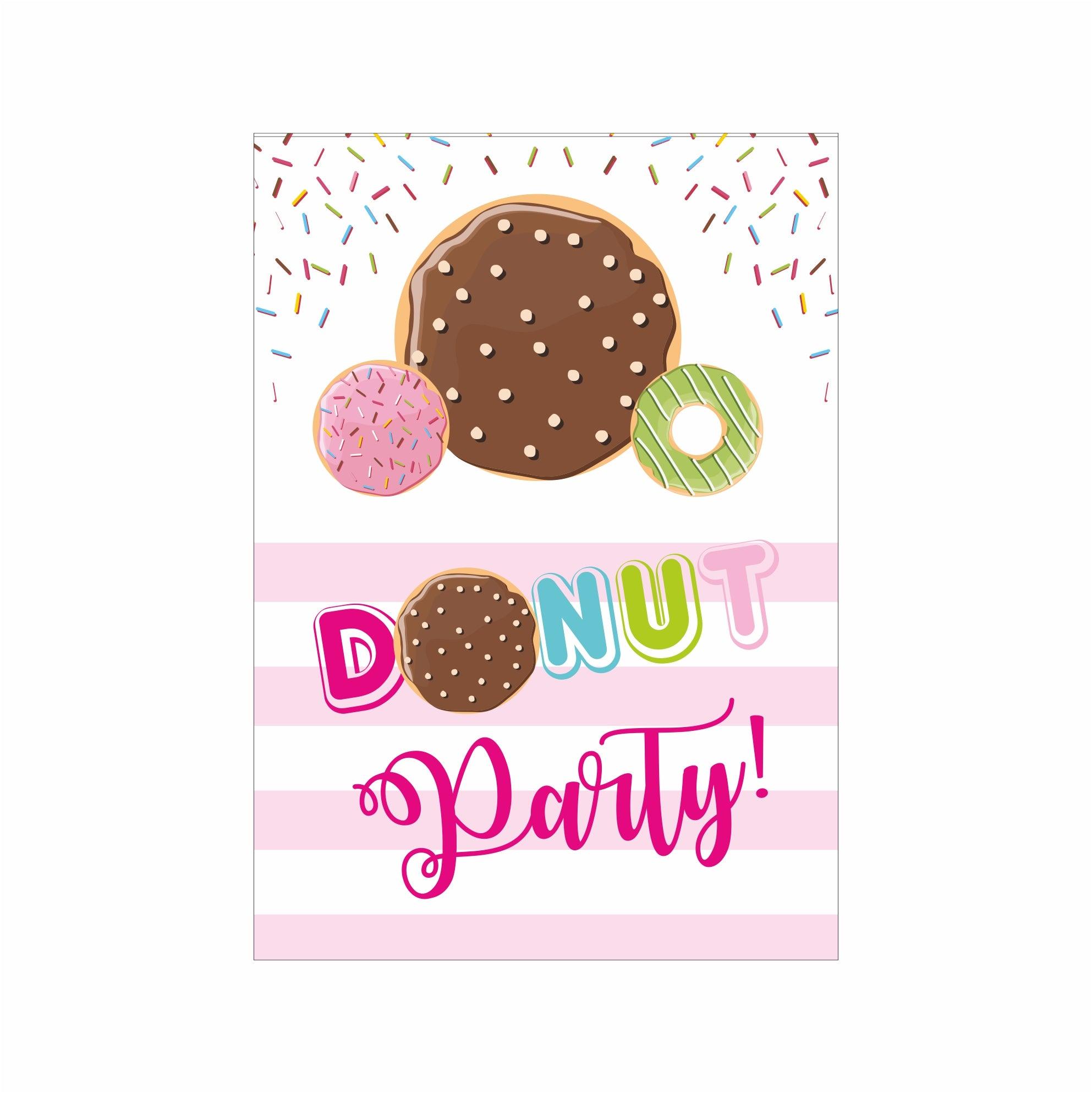 Donut Party Decorations Package - 70 pieces Combo BIRTHDAYS Pretty UR Party